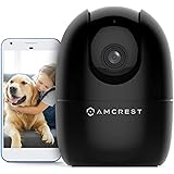 Amcrest 1080P WiFi Camera Indoor, Nanny Cam, Dog Camera, Sound & Baby Monitor, Human & Pet Detection, Motion-Tracking, 2.4Ghz