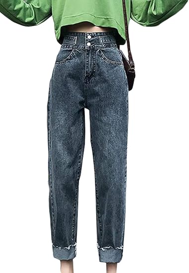 Ksila デニムパンツ レディース ジージャン 大きいサイズ ワイドパンツ ゆったり デニム ジーパン ハイウエスト 着痩せ ロング Gパン ストレート ファッション ボトムス ジーンズ 通販 Amazon