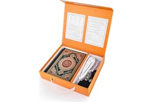 ROYAL WIND Quran Pen Reader Tajweed Quran with English Translation Quran Word by Word 8gb with 6 Holy Quran Books for Kid and Arabic Muslims Learner M9