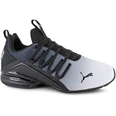PUMA Axelion Fade 2 Running Shoe - Men's - White/Black, 10.5 M US