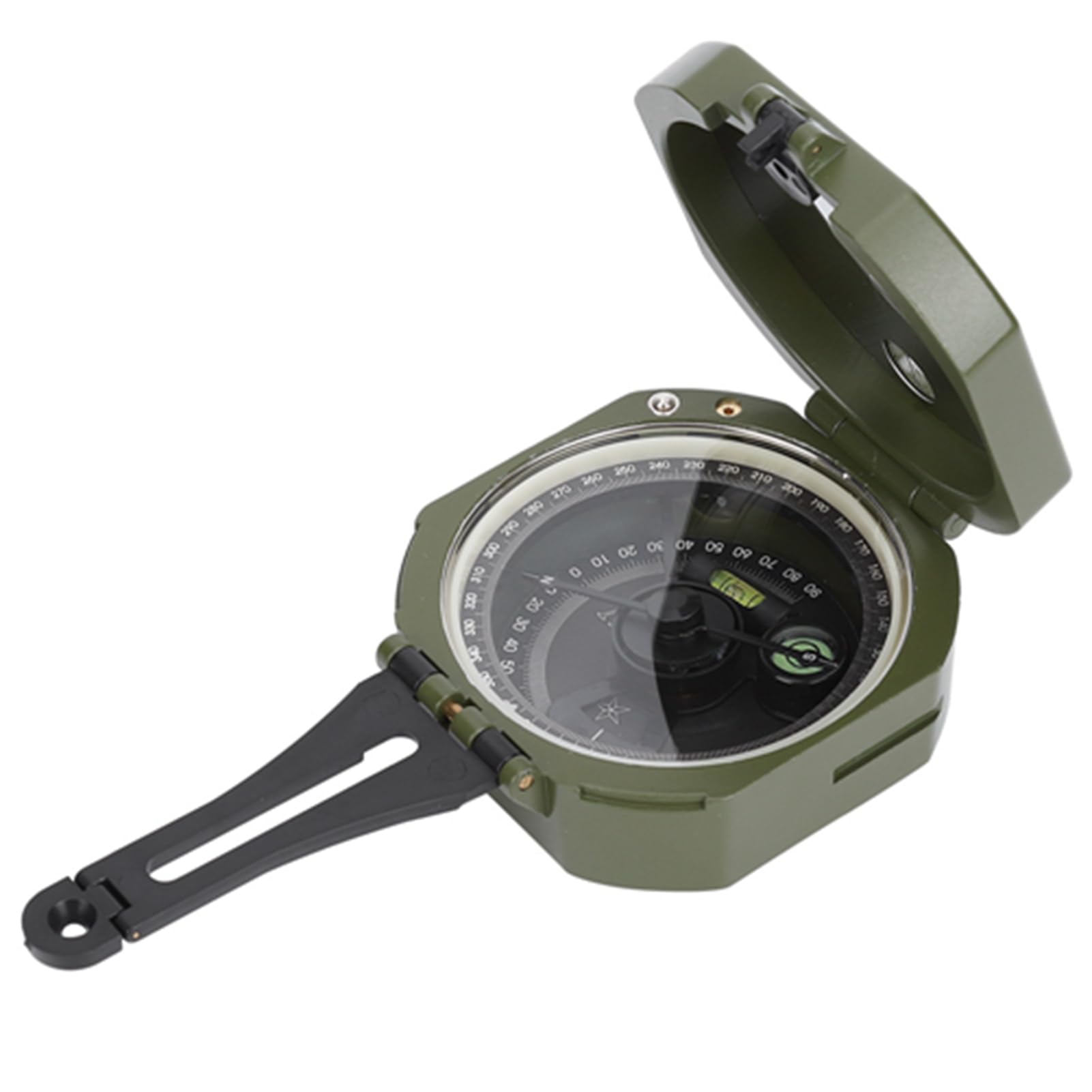 Compass Brunton Compass Green Professional Outdoor High Accuracy Geological Compass Waterproof Fluoresnt Compass