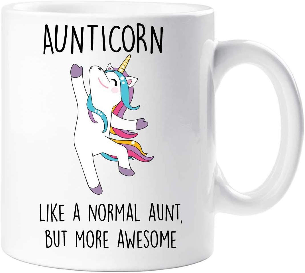 Aunticorn- Awsome Aunt - Funny Unicorn Gift Mug