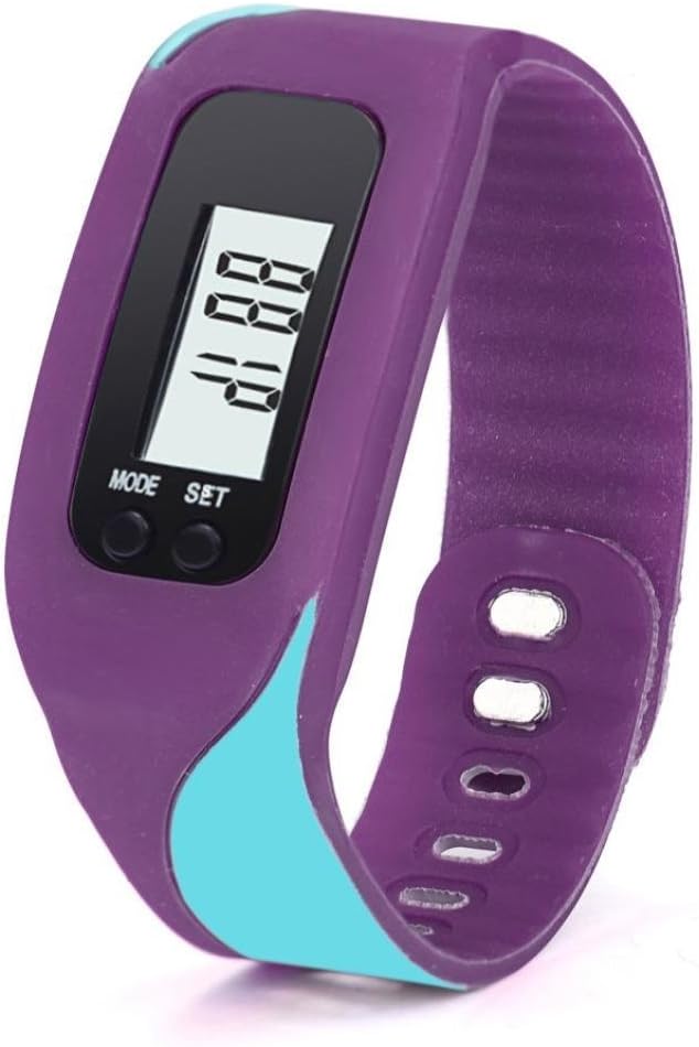 Culater® Digital LCD Pedometer Run Step Walking Distance Calorie Counter Watch Bracelet