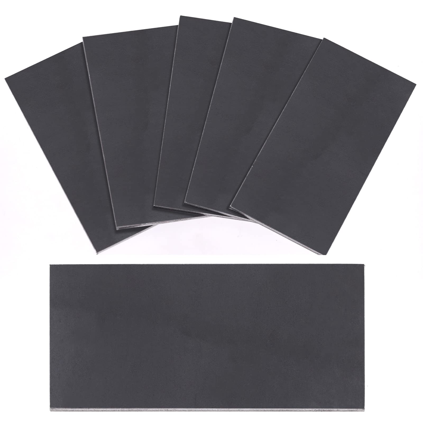 Hilitchi 5Pcs 11 Gauge 2x4 Inch Welding Plate, Mild Steel Welding Coupons Weld Practice Kit Welding Steel Practice and Training for Welding, Cutting, Brazing