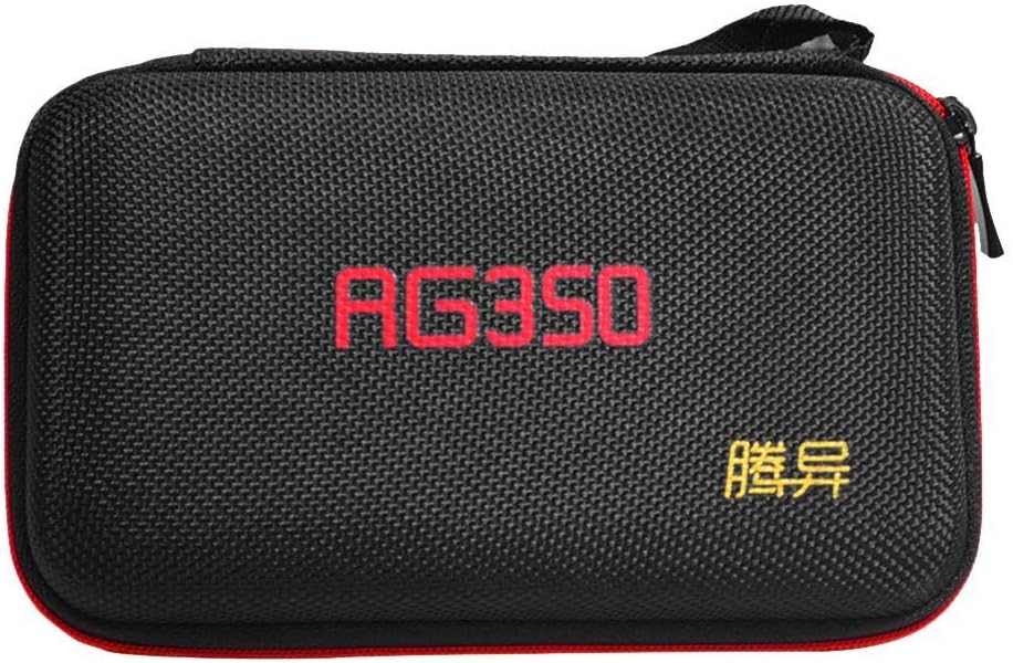 ORANGELD Portable Carrying Case,for RG350 Retro Game Case Cover, Game Machine Parts Protective Shockproof Storage Bags,Black