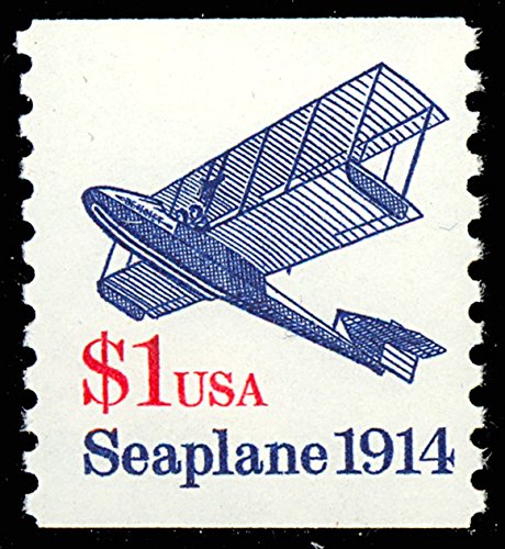 1990 $1 $1 Seaplane Transportation Series Single Stamp Scott 2468