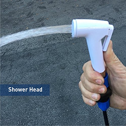 EasyGO Products Rinse All Pw10 2.1 Gallon-Car Washer Kit-Portable Camp Shower with Heavy Duty Pump Handle
