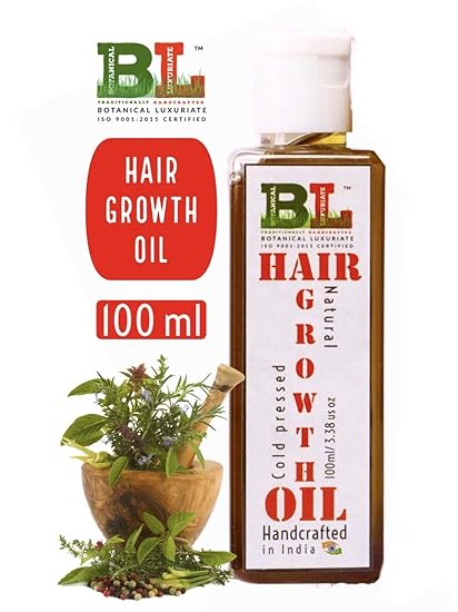 BOTANICAL LUXURIATE HAIR GROWTH OIL 100 ML - Traditionally handcrafted cold pressed oil