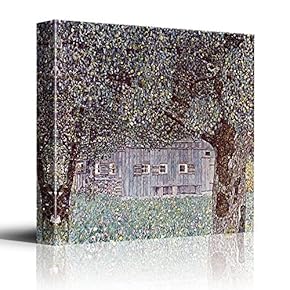 Farmhouse in Upper Austria 1912 by Claude Monet - Impressionist Modern Art - Canvas Art Home Art - 12x12 inches