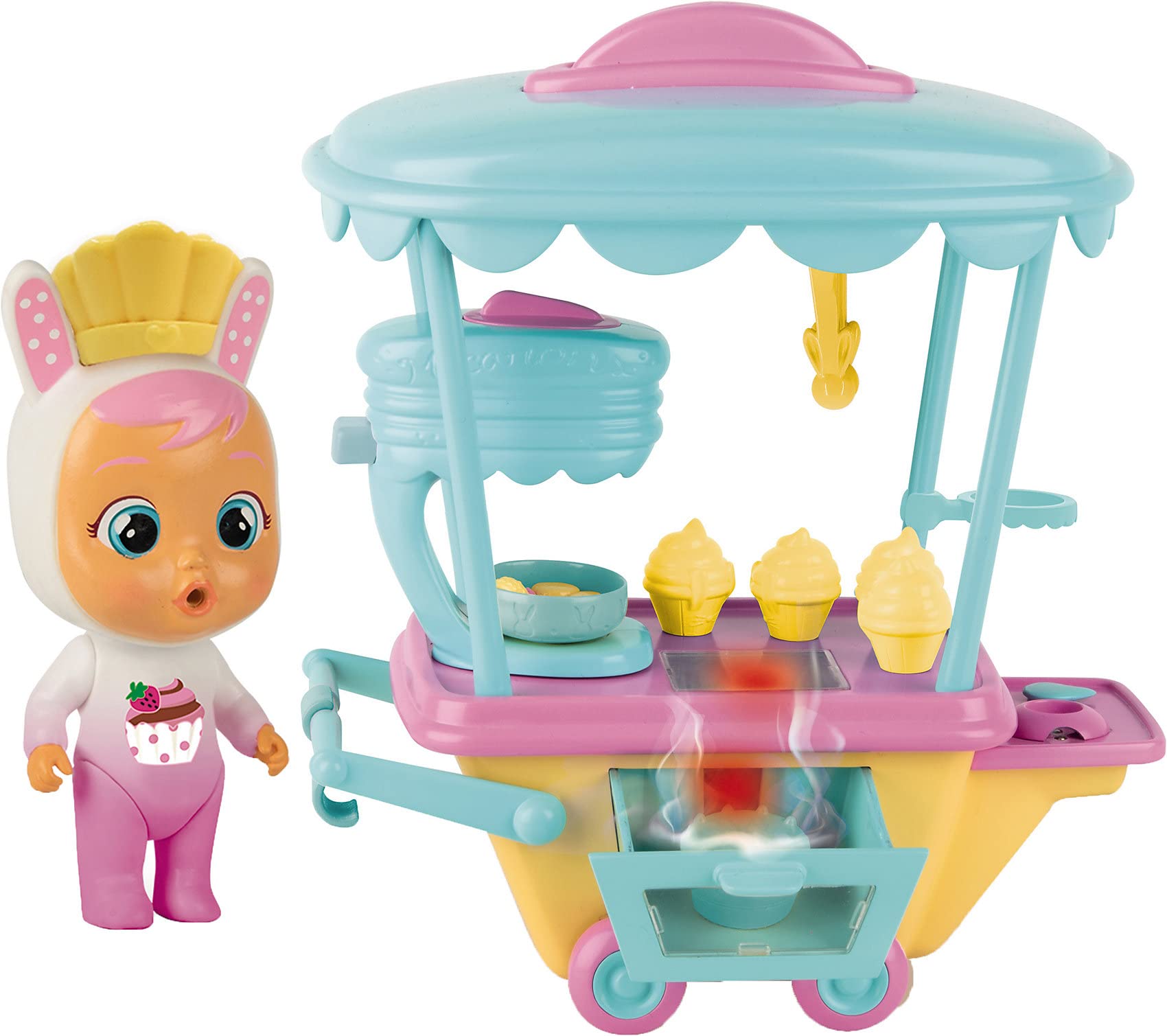 BEBÉS LLORONES LÁGRIMAS MÁGICAS 80867 Carrito de Coney Playset, Multicoloured