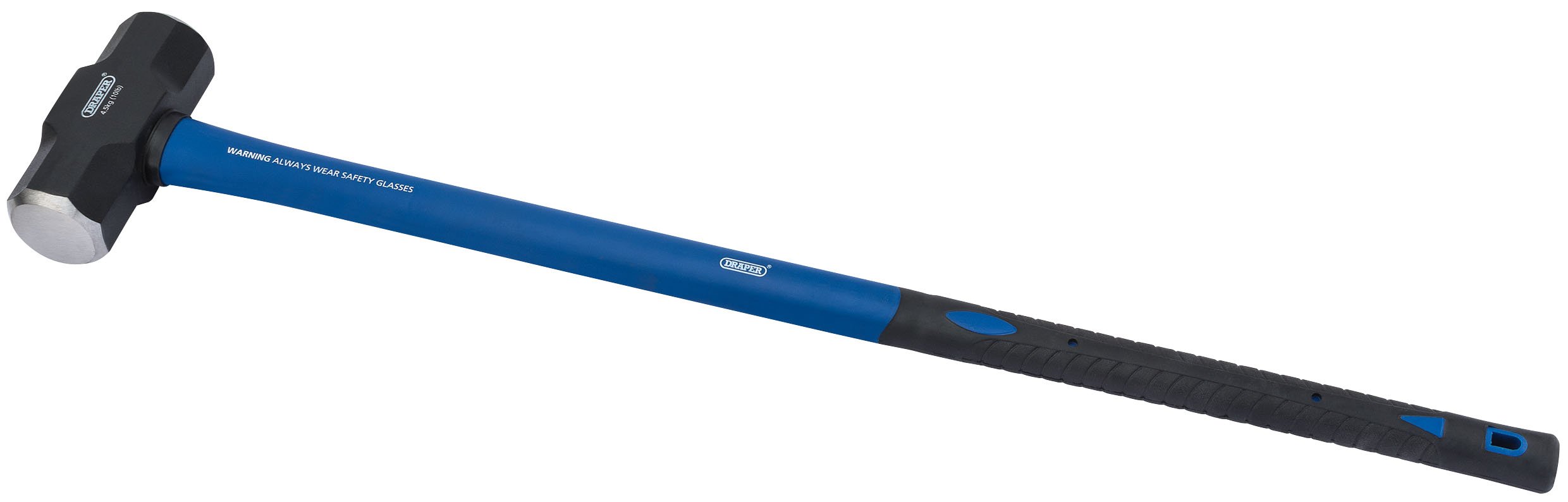 Draper 81434 Fibreglass Shaft Sledge Hammer (4.5kg-10lb) and Black 4.5 kg