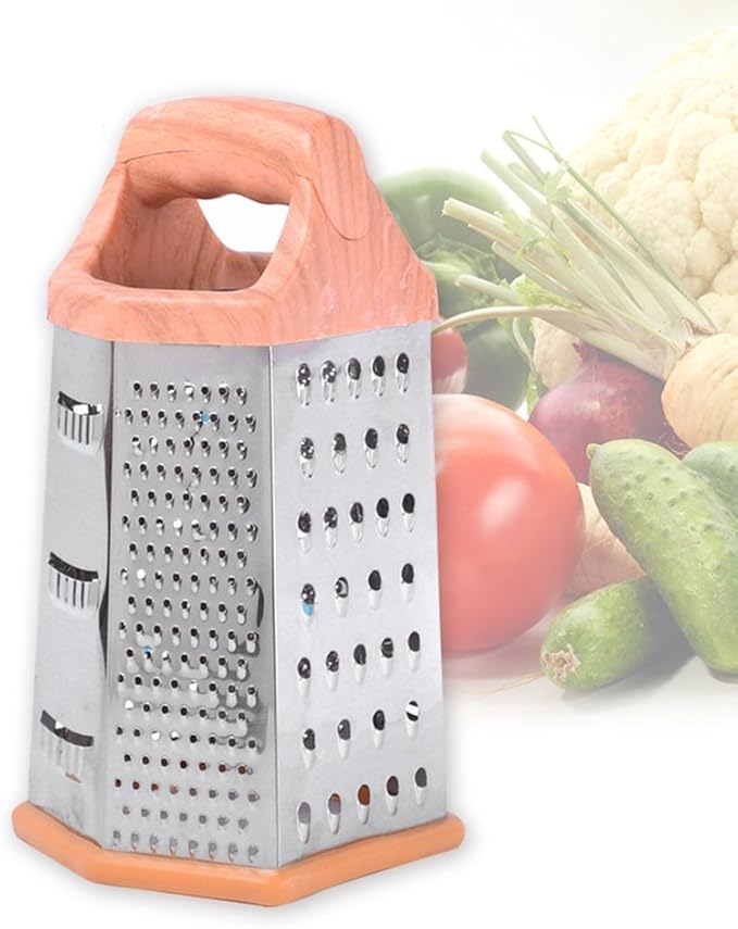 2PCS Box Grater Kitchen Grater Multi Shredder with Bonus