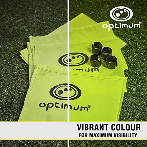 Optimum Training Corner Flags (Pack of 4) - Yellow
