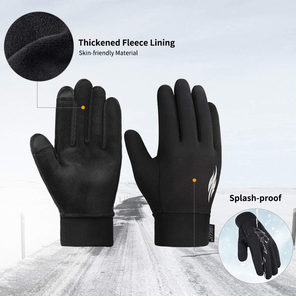 VBIGER Kids Winter Gloves Boys Girls Running Cycling Sports Gloves Anti-slip Warm Touch Screen Gloves: Clothing
