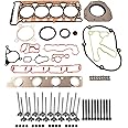 GELUOXI Intake Exhaust Valves Head Gasket Kit Replacement for 2009-2015 VW Jetta Tiguan GTI Passat Audi A4 Q5 TT 2.0T Engine 06D109601M 06D109611H