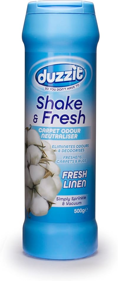 Duzzit Shake & Fresh Fresh Linen 500g Carpet Odour Neutraliser