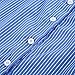 XWDA Women Off Shoulder Blouse Sexy Cotton Shirt Casual Blue White Stripe Tops