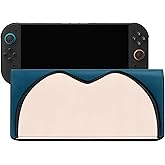 Cute Switch 2 Case for Nintendo Switch 2 2025/Switch 1/OLED, Slim Switch2 Carrying Case for Travel, PU Switch2 Storage Cases with 5 Game Card Holders, Magnetic Snap - Blue