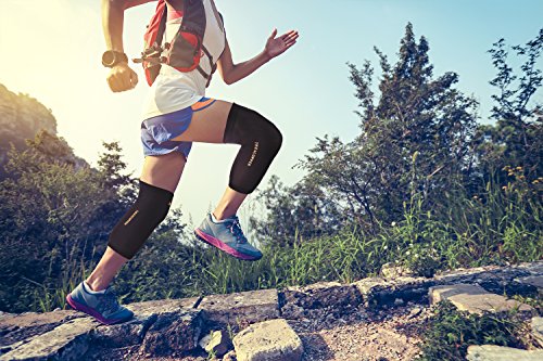 Thx4 Copper Knee Brace(1 Pair) - #1 Copper Fit Support –Guaranteed Recovery Knee Compression Sleeve-Idea for Workouts, Sports, Running, Jogging, Arthritis, Joint Pain Relief-Medium - Thumbnail 5