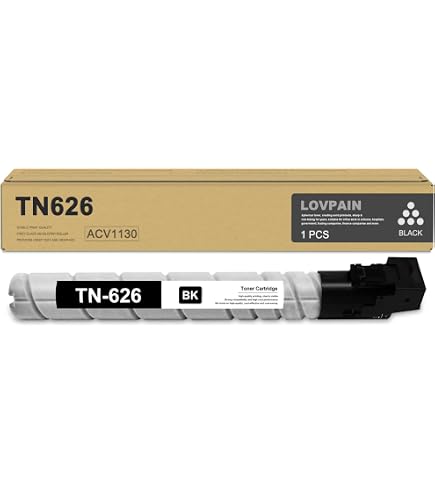 Amazon.com: Konica Minolta TN626K (ACV1130) Black Toner Cartridge