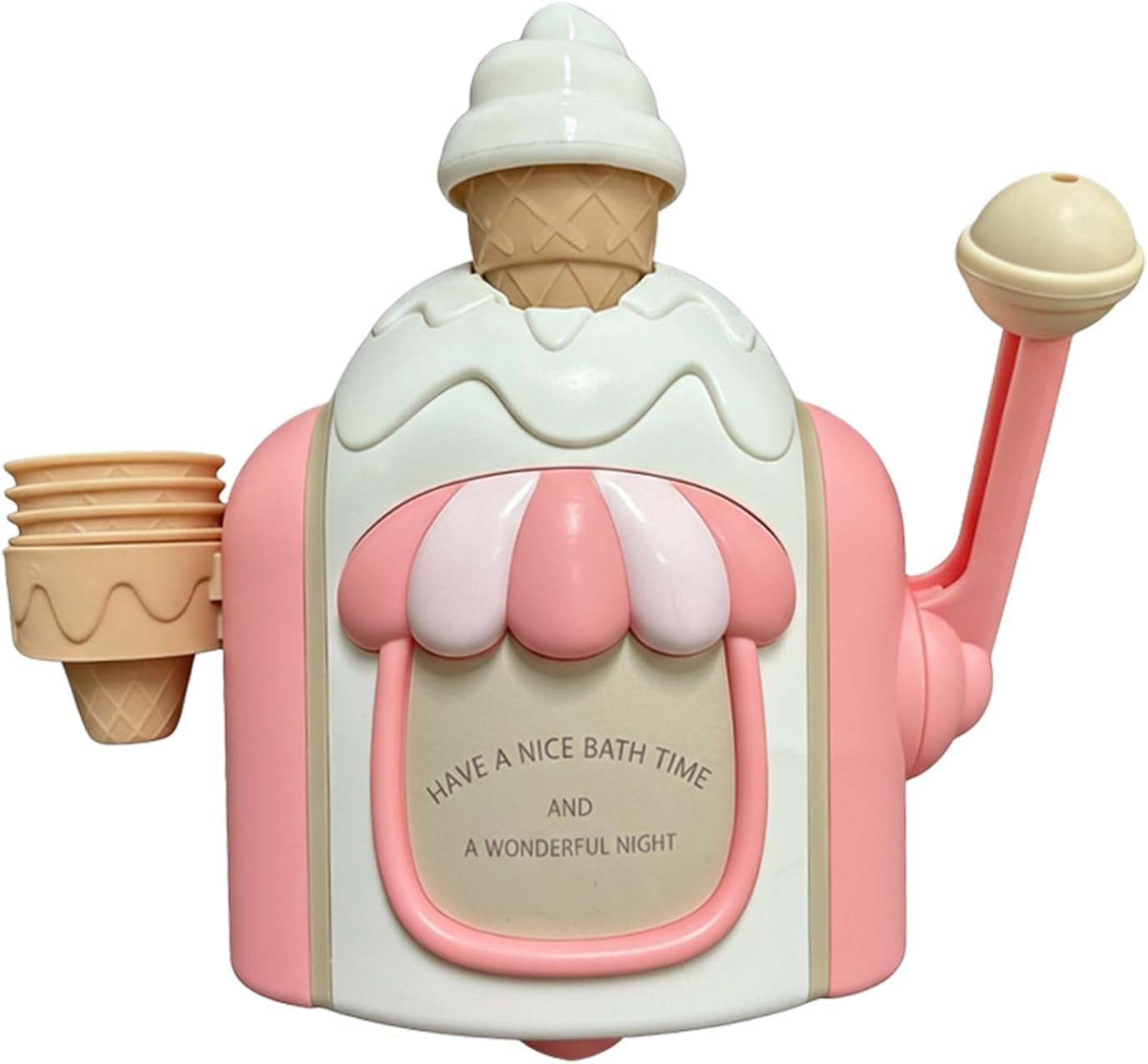 Ice Cream Bath Toy | Bath Bubble Machine | Baths Bubble Maker | Baths Ice Cream Foam Maker Toys | Cute Pretend ICES Creams Set | Bathtub Shower Play Water Toys for Girls and Boys