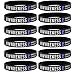 Inkstone Purple Awareness Ribbon Silicone Rubber Wristbands…