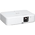Epson EpiqVision Flex CO-FH02 Full HD 1080p Smart Streaming Portable Projector, 3-Chip 3LCD, 3,000 Lumen Color/White Brightness, Android TV, Bluetooth, 5W Speaker, Home Entertainment (Renewed)