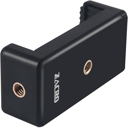 Amazon Co Jp Zacro スマートフォンホルダー 三脚スタンド用アタッチメントホルダー 三脚 一脚用アダプター 家電 カメラ