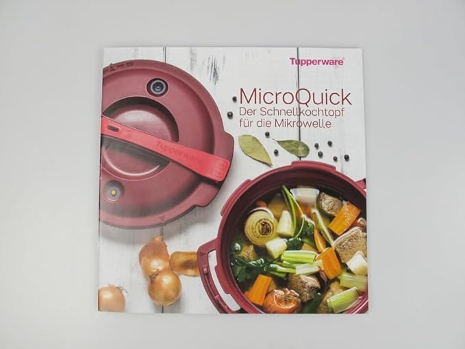 Tupperware libro de recetas de cocina de diseño de libro de