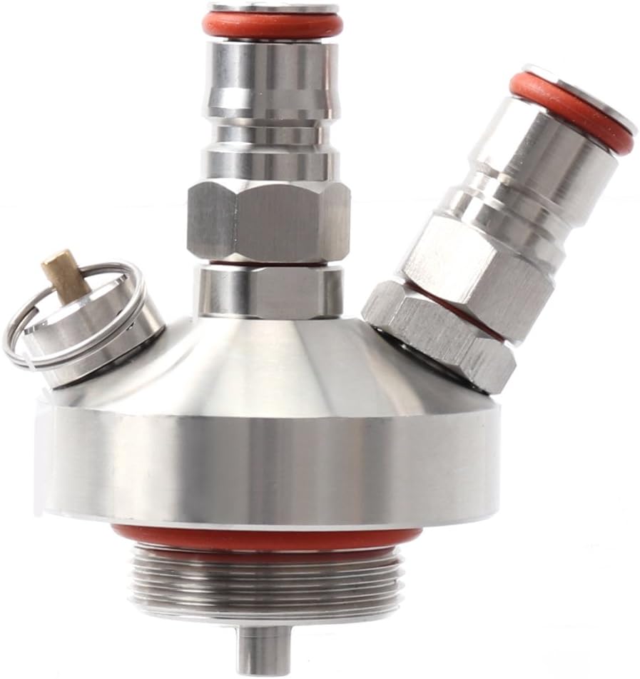 Keg Beer Dispenser,JOKBEN 304 Stainless Steel Mini Keg Beer Growler Spear Tap Dispenser for Craft Beer Growler - Image 4