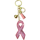 Popfizzy Double Sided Keychains for Women and Girls, Rhinestone Bag Charm, Sparkly Bling Purse Charms, Cool Gifts for Women