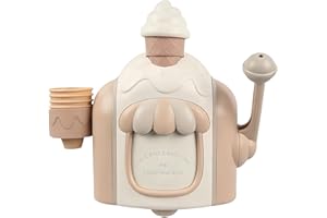 Ice Cream Bath Toy for Kids Ages 3-7, Bath Toy Bubble Machine with Suction Cup, Ice Cream Foam Maker Bathtub Bubble Machine T