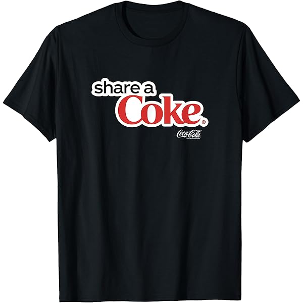 Amazon.com: Coca-Cola Share A Coke T-Shirt : Clothing, Shoes
