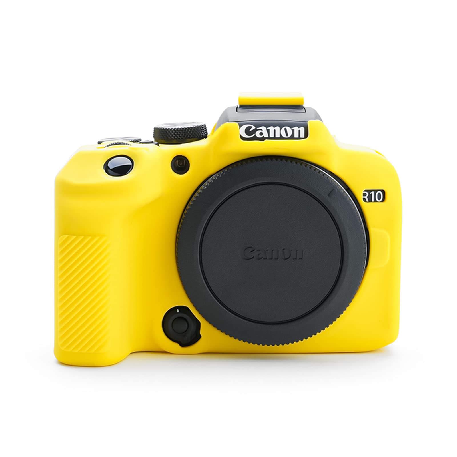 Rieibi EOS R10 Camera Case - Silicone Case for Canon EOS R10 - Protective Cover - Yellow