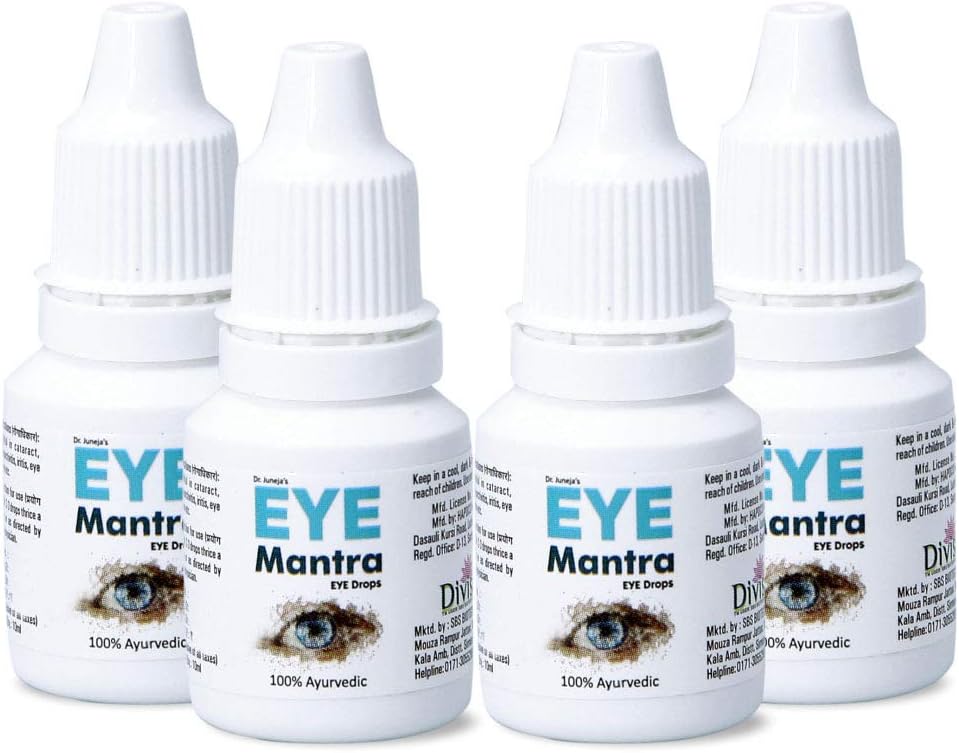Buy Eye Mantra Dr Juneja's Eye Mantra Ayurvedic Eye Drops 10ml, Pack of