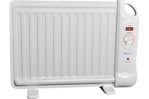 NewAir Portable Heater - 400-watt Under Desk Heater with Slim Fit Design and Silent, Energy Efficient Operation | Ideal for Office, Desk, Home, and More