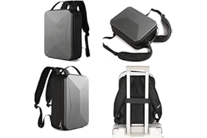 Hard-Shell Backpack for DJI NEO2, EVA Protective Carry Case with Shock-Absorbing Interior, Custom-Molded Fit, 3-Way Carry Opt