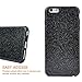 HESPLUS iPhone 6 / iPhone 6S Case Cover, Glitter Bling Anti-Shock Soft Gel Flexible TPU Rubber Case for iPhone 6 / iPhone 6S 4.7 Inch - Black