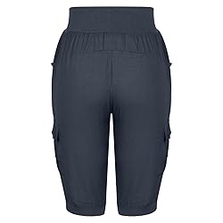Wherehouse Capri Pants for Women Summer Casual