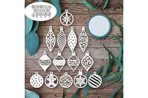 Matrices de découpe pour accessoires de Noël, bonhomme de neige, flocon de neige, étoile pour invitation, bricolage, album, f