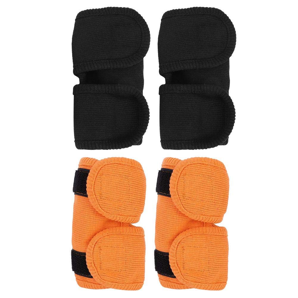 2pcs Pet Legs Brace Recovery strap bracket Elbow Protector Leg warmers Knee pads Surgery Wound Leggings Guard Postoperative Arthritis Leggings for dogs cats pets(L-Black)
