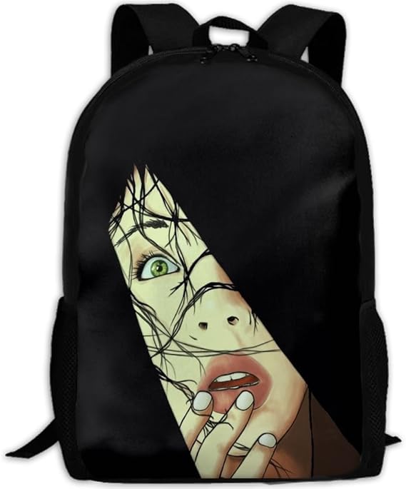 Amazon Co Jp F Craft ミニマリストの女の子の顔 個性 リュックサック デイパック 多目的に使用できる軽量モデル アウトドア メンズ レディース 男女兼用 通学 通勤 トレッキング 鞄 服 ファッション小物