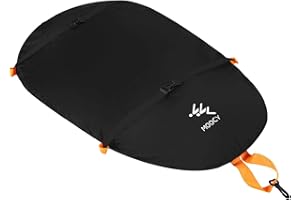 Kayak Cockpit Covers for Outdoor Storage Waterproof, Universal Kayak Cockpit Drape Waterproof Seal Cockpit Cover, Sun Protect