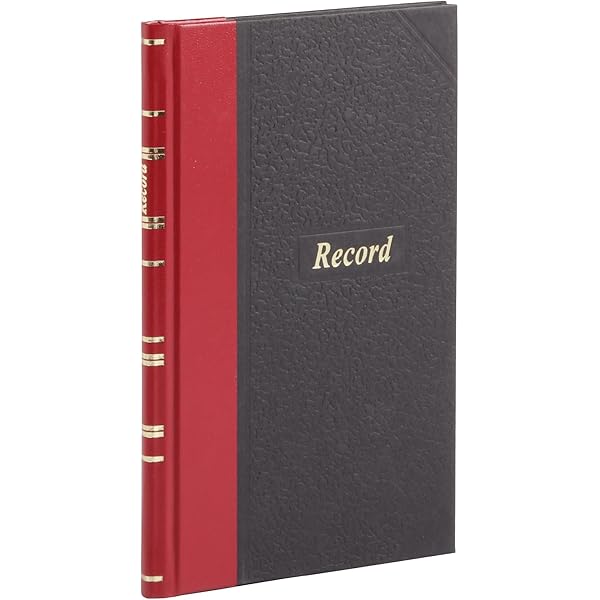 Amazon.com : National Texhide Series Record Book, Black, 13.75