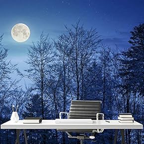 signwin Wall Mural Snow Landscape Forest Removable Self-Adhesive...