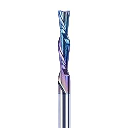 SpeTool Down Cut Spiral Router Bits 1/4 Shank with