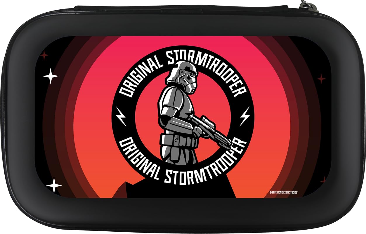 Shepperton Design Studios Original Stormtrooper Officially Licensed Dart Case Storage Wallet, W1, Red Sun (W652)