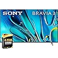 Sony K55S30 BRAVIA 3 55 inch 4K HDR Smart LED TV 2024 Bundle with 4 YR CPS Enhanced Protection Pack