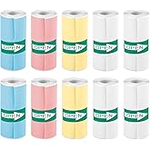 10 Rolls Self Adhesive Thermal Printer Paper, 2.17x0.98in Mini Printer Labels Sticker Paper Portable Thermal Printer Paper for Mini Printer & Kids Instant Camera (4 Colors)