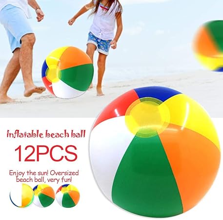 dedeka coloridos balones de playa hinchables bolas de piscina del arco iris para fiesta en la piscina diversion en el verano y fiestas de